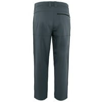 Symoidne muške hlače - plus baršunaste podstavljene planinarske vodene vodom od repelenta multi-džepa