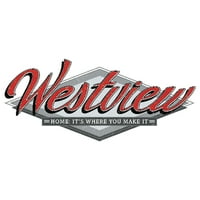Muški marvel wandavision westview logo Grafički tee bijeli veliki