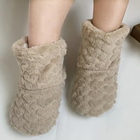 Zimske pletene žene Zodanni Žene Muške pletene ne-skid Početna Tople papučene čarape Zatvorene cipele
