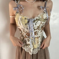 Women Plus Veličina za čipke za žene renesanse up vintage butier corset cosplay kostim Reverzibilni