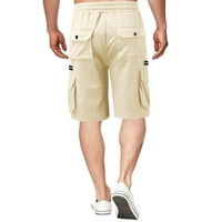 Muški kratke hlače Ležerni otisak za ribolov Putovanja Khaki M