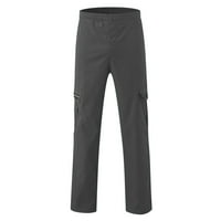CLLIOS teretni hlače za muškarce opuštene fit multi džepove hlače radne borbene hlače casual putne teretne