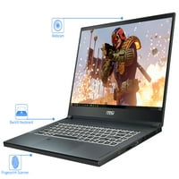 Kreator Gaming Laptop, 15.6 IPS FHD dodirni ekran, Intel Core i7-10875H do 5.1GHz, 16GB RAM, 4TB NVME