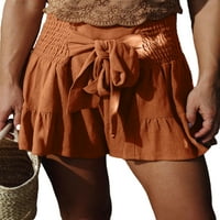 REJLUN Žene Ljeto Kratke hlače na plaži Elastične struke Kratke hlače High Struk Mini pant vrećice Havaji