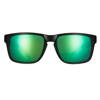 N.u.s Polarizirane sunčane naočale za žene muškarci Corning Real Staklena sočiva sa opružnim šarkama sjajne crne zelene zrcale leće