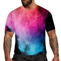 Muška majica Unise 3D moda tiskane za odrasle majicu kratkih rukava