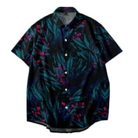 Havajska majica za muškarce dječake Funky casual gumb down skrozleeve unisex