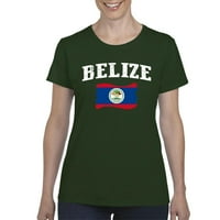 Normalno je dosadno - ženska majica kratki rukav, do žena veličine 3xl - Belize zastava