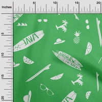 Onuone baršunaste zelene tkanine od plaže Oprema za prekrivanje ispisa šivaće tkanine sa dvorištem širom
