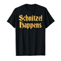 Schnitzel se dešava majica smiješna vintage Oktoberfest njemačka majica