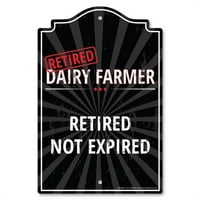 Prijava u. Plastični znak - umirovljeni mljekarski farmer