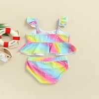 Thefound Toddler Baby Girl jednorog kupaći kostim dva bikinija Tankni setovi za kupanje kupaći kostimi