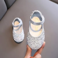 DMQupv čizme za djevojčice Veličina dječje plesne cipele Djevojke haljina pokazuju princeze cipele okrugli