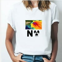 Fjofpr Ženo tiskana majica Veliki nuklearni kontaminacija Ocean zagađenje dame Ležerne prilike kratkih