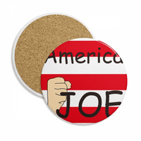 Amerika predsjednica osoba Biden pesnička zastava Coaster Cup šolje za zaštitu tableta upijajući kamen