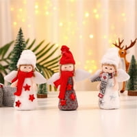 Božićni viseći ukrasi 3D plišano gnome bez lica za lutke božićne stablo Ovještenice za uređenje kuća