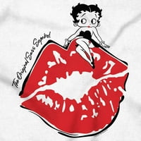 Betty Boop Originalni sassov simbol za dugih rukava s dugim rukavima Brisco marke M