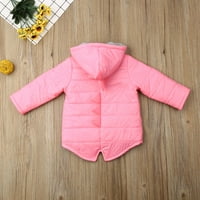 Toddler Baby Girls Boys Winter s kapuljačom 3D Dinosaur Hoodie patentna jakna kaputa