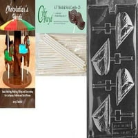 Jedrilica Cybrtayd Lolly 'Kids Chocolate Candy kalup sa lizačkim palicama i čokoladnim vodičem