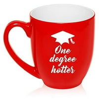 OZ Velika bistro šoljara keramička kava čaj čaša od staklene čaša Jedna stupanj vruće smiješno diplomiranje