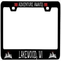 Okvir za licencu od jezerowooda Wisconsin Vanity Metal