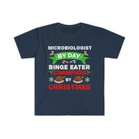Mikrobiolog po danu Binge Eater by božićna unise majica S-3XL