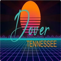 Dover Tennessee Vinil Decal Stiker Retro Neon Dizajn