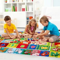 Kids Podna mat slova i brojevi i grafički podni jastuk Spužva Kids Play Mat Rano obrazovno učenje Mat