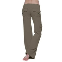 Ponude dana, Jovati Ženske pantalone na širokim nogama Ležerne prilike sa labavim joga Duksevi Comfy
