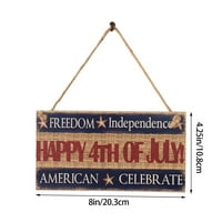 SunhillsGrace Početna Dekor Američki dan neovisnosti Pravokutni dom ukras Ovaj proizvod vam je dobar