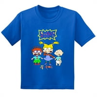 Rugrats Girls casual tiskane smiješne grafičke majice crtani vrhovi za unise sportske košulje