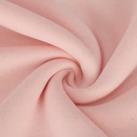 Charella Womens Solid Carlown ovratnik pulover dugih rukava Turtleneck Fall Tops Dukseri Pink, M