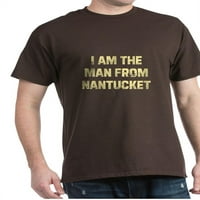 Cafepress - Ja sam muškarac iz majice Nantucket tamna - pamučna majica
