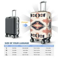 Turistički kofer za prtljag, vintage Aztec šareni stil elastični zaštitnik za praćenje kofera, velike