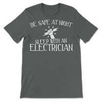 Smiješna majica električar - budite sigurni noću