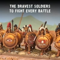 Wargames dostavljen - minijaturi grčke starter vojske, pešadija uključuje metalni komandant, metalnu