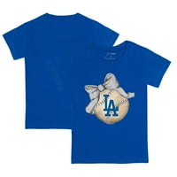 Dojenčad Tiny Turpap Royal Los Angeles Dodgers Baseball Bow majica