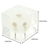 Cube Decrettop Dekoracija Kreativni maslačak Prozirni zanatski poklon za kućnu kancelariju