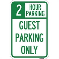 Prijava u. Aluminijski znak - samo sat parking parking