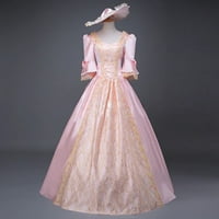Floleo ženska haljina za uklanjanje haljina Ljetna moda Wonel Vintage Gothic Court haljina za tortu