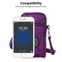 Vodootporni najlonski crossbody mobilni telefon torbica za pametne telefone za žene kompatibilne sa