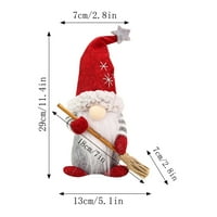 Domaći dekor Gnome Božićni plišani ukrasi, ručni švedski Tontte ukrasi, praznični patuljak Nordic Santa