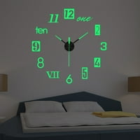 Wirlsweal akrilni zidni sat precizan vremenski klipni veliki brojevi tihi 3D efekt akrilni zid Art Decor