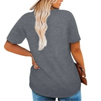 Ženske majice s dugim rukavima Crew majica Basic Tee Tops bluza