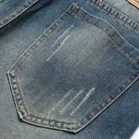 Jmntiy muške ljetne kratke mikro neelastične kratke hlače Otvoreno pet bodova kratke kratke hlače Jeance