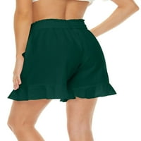Glonme dame Ljeto plaža Kratke hlače Kartonski elastični struk mini pant Bermuda kratke vruće hlače