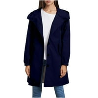 Pad jakne za ženu za žene Worke Withbreaker Casual dugačak kaput Ženski labavi na otvorenom VANJSKI