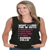 Životinjski cisterna vrhova majica majice za žene ono što tražim u momcima granične kolie