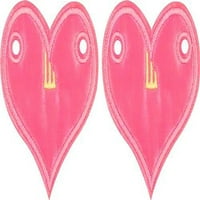 SHWINGS oprema za cipele: Svjesnost Baby Pink Heart