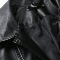 Olyvenn ponude muške zimske kožne motociklističke jakne sa dugim rukavima zip up kaput dugih rukava